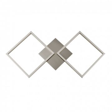 Aplica LED lumina ambientala Wall Art 2lt Square 2912SS SRT