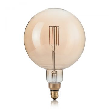 Bec dimabil de dimensiuni mari LED E27 VINTAGE XL 04W AMBRA 2200K 223834 IDL