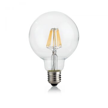 Bec LED dimabil E27 08W GLOBO D095 TRASP 3000K 188966 IDL