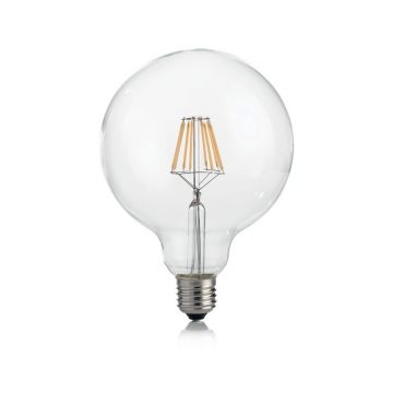 Bec LED dimabil E27 08W GLOBO D125 TRASP 3000K 188959 IDL