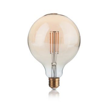 Bec LED dimabil E27 VINTAGE 04W GLOBO D125 AMBRA 2200K 223926 IDL