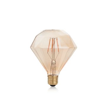 Bec LED E27 VINTAGE 04W DIAMOND AMBRA 2200K 201269 IDL