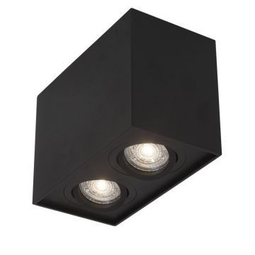 Corp aplicat cu 2 spoturi directionabile RENDE negru NVL-820603