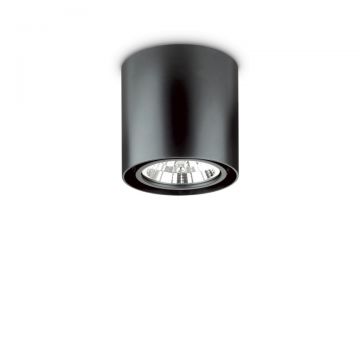 Corp aplicat cu spot directionabil MOOD PL1 D15 ROUND NERO 243450 IDL