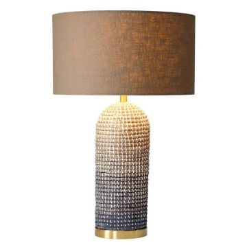 Lampa de masa lucrata manual, Iarba de mare, ZEA 60cm A-46650 VC