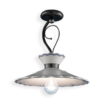 Lustra design clasic realizata manual din ceramica RAVENNA 31cm