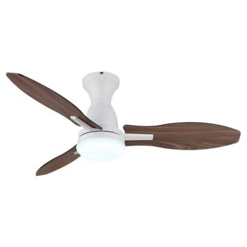 Lustra LED cu ventilator si telecomanda GALE alb 03671W GL