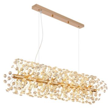 Lustra suspendata design elegant KATRINA L-90cm auriu 64135H4 GL