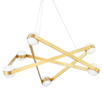 Lustra suspendata LED, design modern, ORBIT