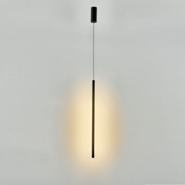 Pendul LED design minimalist, TORCH negru MA-8483