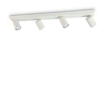 Plafoniera cu 4 spoturi directionabile RUDY PL4 BIANCO 229089 IDL