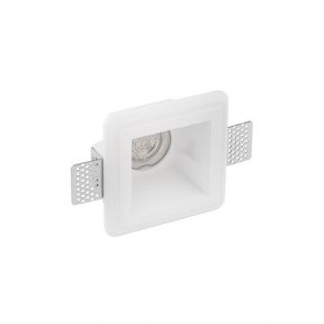 Spot incastrabil design modern Crate alb 12x12cm