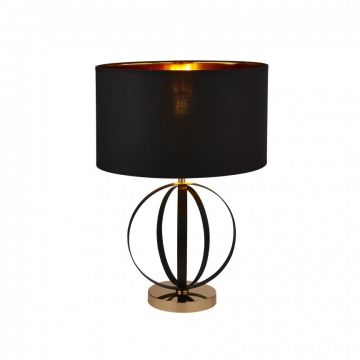Veioza, Lampa de masa moderna Black And Gold EU8072BGO SRT