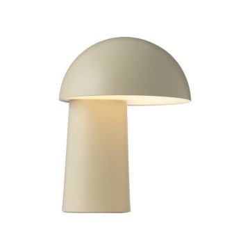 Veioza LED portabila cu baterie design nordic Faye bej