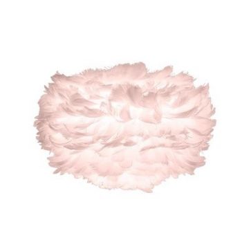 Abajur modern cu pene de gasca EOS mini roz, 35cm 2298 VTC