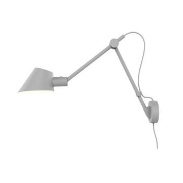 Aplica de perete cu brat articulat Stay Long gri 2020455010 DFTP