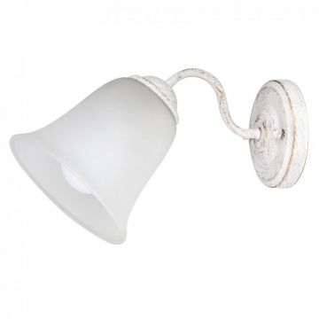 Aplica de perete design clasic FABIOLA alb antic 7259 RX