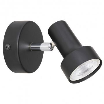 Aplica de perete design industrial metalica KONRAD negru 5322 RX