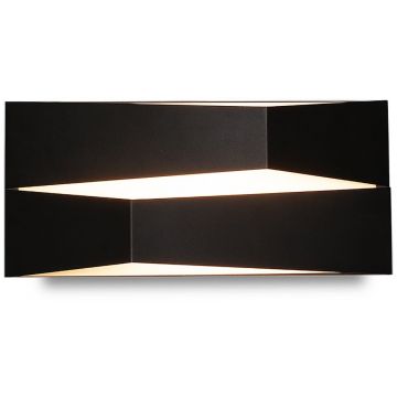 Aplica LED de perete design modern FUJI 14W neaga