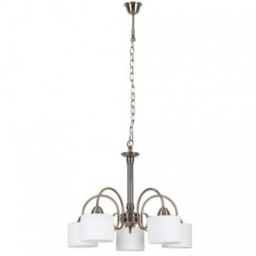 Candelabru clasic cu 5 brate EDITH bronz antic 7276 RX