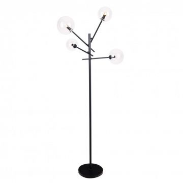Lampadar design industrial, minimalist Lollipop 4L negru F0051 MX