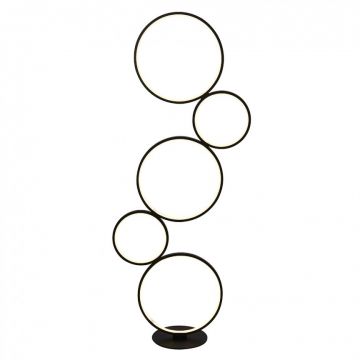 Lampadar / Lampa de podea LED design circular modern Cirque EU25771-5BK SRT
