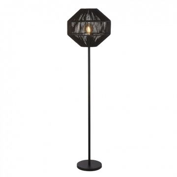 Lampadar / Lampa de podea modena Wicker EU11202-1BK SRT