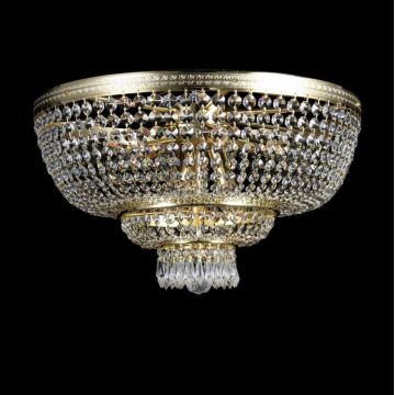 Lustra aplicata, Plafoniera cristal Bohemia 50cm