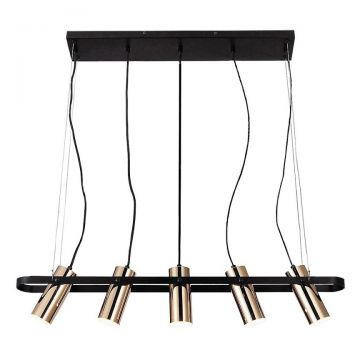Lustra design industrial cu 5 spoturi LED RAVEN 6430 RX