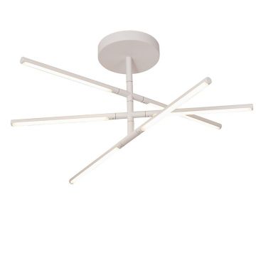 Lustra LED aplicata design modern minimalist TORCH alba