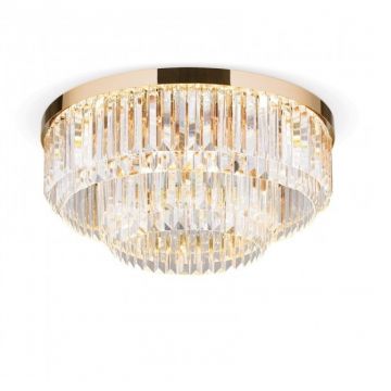 Lustra LED design LUX PRISM 55cm, 24K gold plated