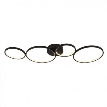Lustra LED dimabila design circular modern Cirque 4BK 25772-4BK SRT