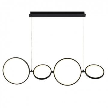 Lustra LED dimabila suspendata design circular modern Cirque 4BK 25771-4BK SRT