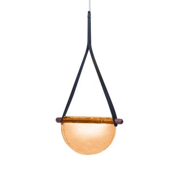 Lustra LED LUX, Lemn masiv, Sticla Topita, DalÃ¬