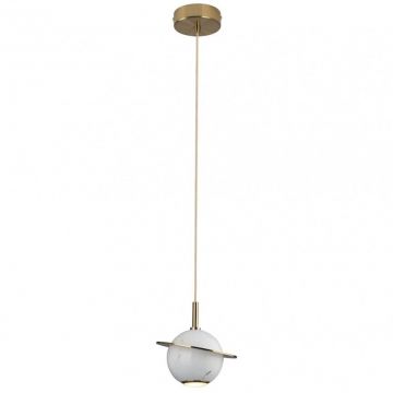 Lustra LED, Pendul elegant din marmura alba URANOS P0413 MX