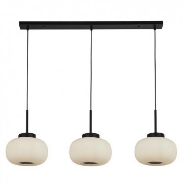 Lustra moderna cu 3 pendule LUMINA 10271-3BK SRT