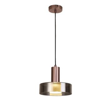 Lustra, Pendul design modern Gin auriu-roze