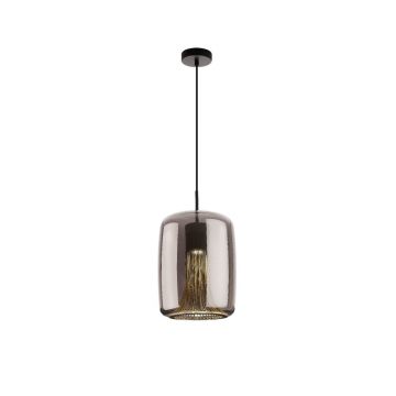 Lustra, Pendul design modern KRISS negru/ crom