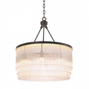 Lustra suspendata design elegant Hector S, bronz 114719 HZ