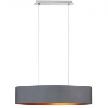 Lustra suspendata design modern MONICA gri/auriu 2542 RX