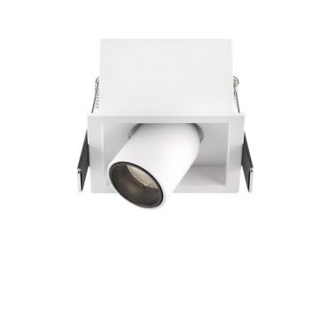 Mini Spot LED incastrabil ajustabil design modern DESERT alb
