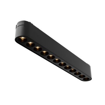 Modul LED, accesoriu pentru sina magnetica Radity, Points negru 12W 3000K