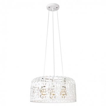 Pendul design clasic ALESSANDRA alb mat 2163 RX