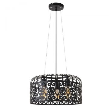 Pendul design clasic ALESSANDRA negru mat 2158 RX