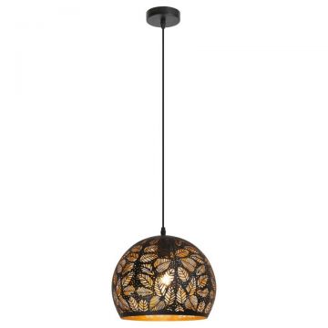 Pendul design industrial metalic negru/auriu MANORCA 2276 RX