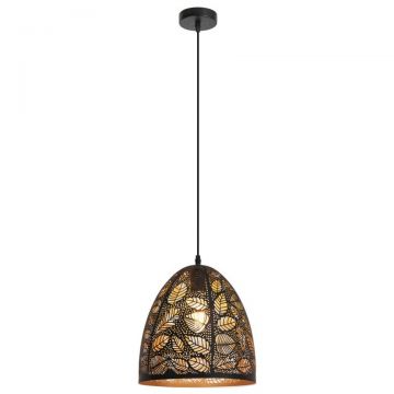 Pendul design industrial metalic negru/auriu MANORCA 2277 RX