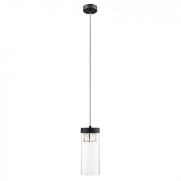Pendul design modern Ã˜11cm GEM negru mat P0389-01D-P7AC ZL