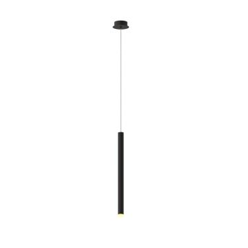 Pendul LED tubular design modern minimalist CALA negru