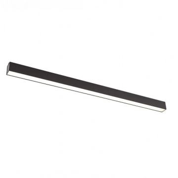 Plafoniera LED LINEAR 36W, 2700Lm, 4000K, L113,5cm, negru