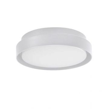 Plafoniera LED pentru iluminat exterior design modern slim IP65 OLIVER alba